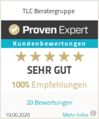 ProvenExpert Bewertungssiegel: Sehr gut – 100% Empfehlungen