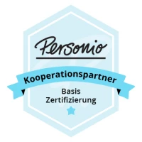 Siegel Personio Kooperationspartner mit Basis-Zertifizierung